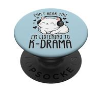 Je ne t'entends Pas, j'écoute K-Drama, C'est drôle PopSockets PopGrip Adhésif