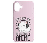 Je ne t'entends Pas, j'écoute l'anime Kitty Coque pour iPhone 16 Plus