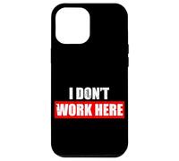 Je ne Travaille Pas Ici Car Lover Mechanic Garage Car Guy Coque pour iPhone 12 Pro Max