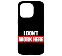Je ne Travaille Pas Ici Car Lover Mechanic Garage Car Guy Coque pour iPhone 15 Pro