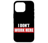 Je ne Travaille Pas Ici Car Lover Mechanic Garage Car Guy Coque pour iPhone 16 Pro