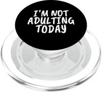 Je ne vais pas être adulte aujourd'hui PopSockets PopGrip pour MagSafe