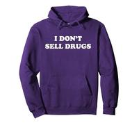 Je ne Vends Pas de Drogues Sweat à Capuche, Unisexe pour Adultes, Violet, M