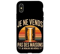 Je Ne Vends Pas des Maisons Je Réalise des Rêves Coque pour iPhone X/XS