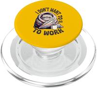 Je ne Veux Pas Aller au Travail PopSockets PopGrip pour MagSafe