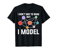 Je ne Veux Pas me Vanter mais Je modélise - AI Design T-Shirt