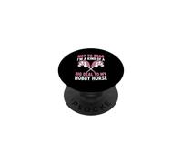 Je ne Veux Pas me Vanter Que Je tiens Beaucoup à Mon Cheval Amateur PopSockets PopGrip Adhésif