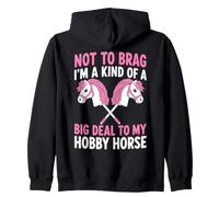 Je ne Veux Pas me Vanter Que Je tiens Beaucoup à Mon Cheval Amateur Sweat à Capuche
