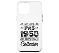 Je Ne Vieillis Pas 1960 Collector Humour Anniversaire Rigolo Coque pour iPhone 12 Pro Max