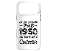 Je Ne Vieillis Pas 1960 Collector Humour Anniversaire Rigolo Coque pour iPhone 17 Pro Max