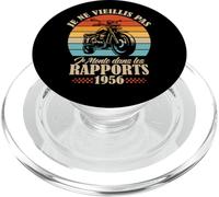 Je Ne Vieillis Pas Anniversaire 70 Ans Drôle 1956 Moto PopSockets PopGrip pour MagSafe
