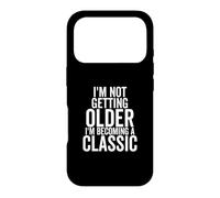 Je ne vieillis Pas, Je deviens Un Anniversaire Classique et drôle Coque pour iPhone 17 Pro