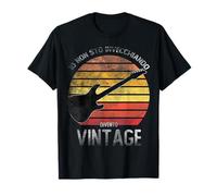 Je ne vieillis Pas, Je deviens Vintage Guitare Anniversaire T-Shirt