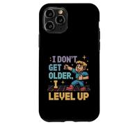 Je ne vieillis Pas, Je Passe au Niveau d'un Joueur de Pixel Art rétro Coque pour iPhone 11 Pro