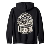 Je Ne Vieillis Pas Je Prend De La Valeur Idée Cadeau Sweat à Capuche