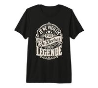 Je Ne Vieillis Pas Je Prend De La Valeur Idée Cadeau T-Shirt Haut de Gamme