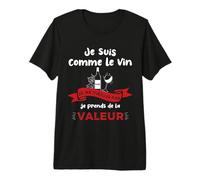 Je Ne Vieillis Pas Je Prends De La Valeur T-Shirt Haut de Gamme