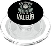Je ne vieillis Pas Je Prends Juste de la Valeur Humour Age PopSockets PopGrip pour MagSafe