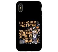 Je Ne Vois Aucune Bonne Raison D'agir À Mon Âge Coque pour iPhone X/XS