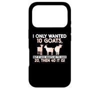 Je ne voulais Que 10 chèvres mais Dieu Veut Que j'aie 20 40 C'est Coque pour iPhone 17 Pro