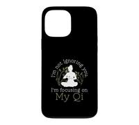 Je ne Vous Ignore Pas, Je me concentre sur Mes Fans de Qi Funny Qigong Coque pour iPhone 13 Pro Max