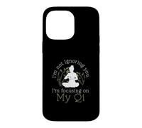 Je ne Vous Ignore Pas, Je me concentre sur Mes Fans de Qi Funny Qigong Coque pour iPhone 14 Pro Max