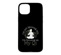 Je ne Vous Ignore Pas, Je me concentre sur Mes Fans de Qi Funny Qigong Coque pour iPhone 15 Plus