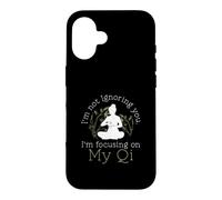 Je ne Vous Ignore Pas, Je me concentre sur Mes Fans de Qi Funny Qigong Coque pour iPhone 16