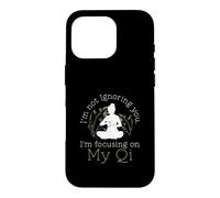 Je ne Vous Ignore Pas, Je me concentre sur Mes Fans de Qi Funny Qigong Coque pour iPhone 16 Pro