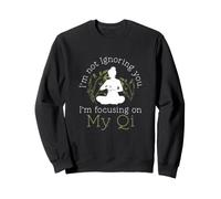 Je ne Vous Ignore Pas, Je me concentre sur Mes Fans de Qi Funny Qigong Sweatshirt