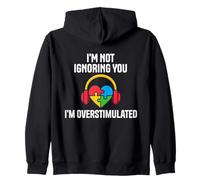 Je ne Vous Ignore Pas, Je suis surexcité, autisme, cœur sensoriel. Sweat à Capuche