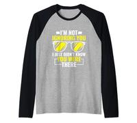 Je Ne Vous Ignore Pas - La Conscience Des Personnes Aveugles Manche Raglan