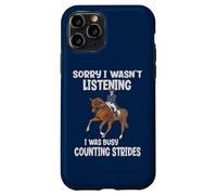 Je n'écoutais Pas, Je comptais Les foulées, Dressage Rider Coque pour iPhone 11 Pro
