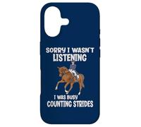 Je n'écoutais Pas, Je comptais Les foulées, Dressage Rider Coque pour iPhone 17