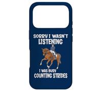Je n'écoutais Pas, Je comptais Les foulées, Dressage Rider Coque pour iPhone 17 Pro