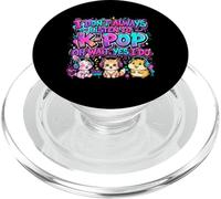 Je n'écoute Pas Toujours de la K-Pop Oh attends, Oui, Je Fais Cute Animals PopSockets PopGrip pour MagSafe