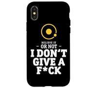 Je n'en AI Rien à Faire - Drôle d'astronomie géocentrique Coque pour iPhone X/XS