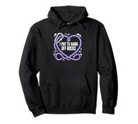 Je paie pour Hang Off Rocks Rock Climber Boulderer Sweat à Capuche
