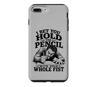 Je parie Que tu tiens Le Crayon avec Tout Ton Poing, C'est drôle Coque pour iPhone 7 Plus/8 Plus