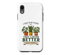 Je Parle à Mes Plantes Un passionné de Plantes de Jardinage Amusant Coque pour iPhone XR