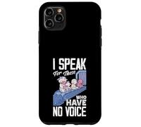 Je Parle au nom de Ceux Qui n'ont Pas de Voix Animal Rescue Shelter Coque pour iPhone 11 Pro Max