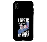 Je Parle au nom de Ceux Qui n'ont Pas de Voix Animal Rescue Shelter Coque pour iPhone XS Max