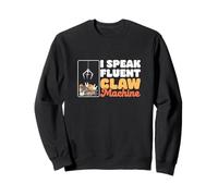 Je parle couramment Claw Machine Cool Skill Crane Fan Claw Master Sweatshirt