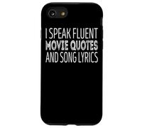 Je Parle couramment des Citations de Films et des Paroles de chansons Coque pour iPhone SE (2020) / 7/8
