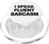 Je Parle couramment Le Sarcasme drôle de Citation audacieuse PopSockets PopGrip pour MagSafe