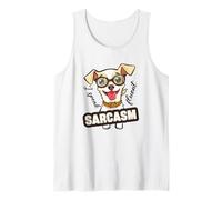 Je Parle couramment Le Sarcasme et Les Amoureux des Chiens Débardeur