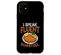 Je Parle couramment Schnitzel, Plat Allemand Amusant, Amateur d'Allemagne Coque pour iPhone 11