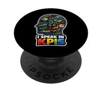 Je Parle dans KPIs | Funny Data Analyst Manager PopSockets PopGrip Adhésif