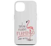Je parle le flamand fluent ! L'oiseau d'eau rose s'amuse Coque pour iPhone 13