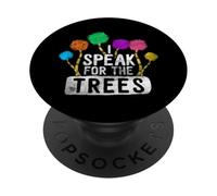 Je Parle pour Les Arbres, Sensibilisation à la Journée de la Terre, Hippie, Source d'inspiration PopSockets PopGrip Adhésif